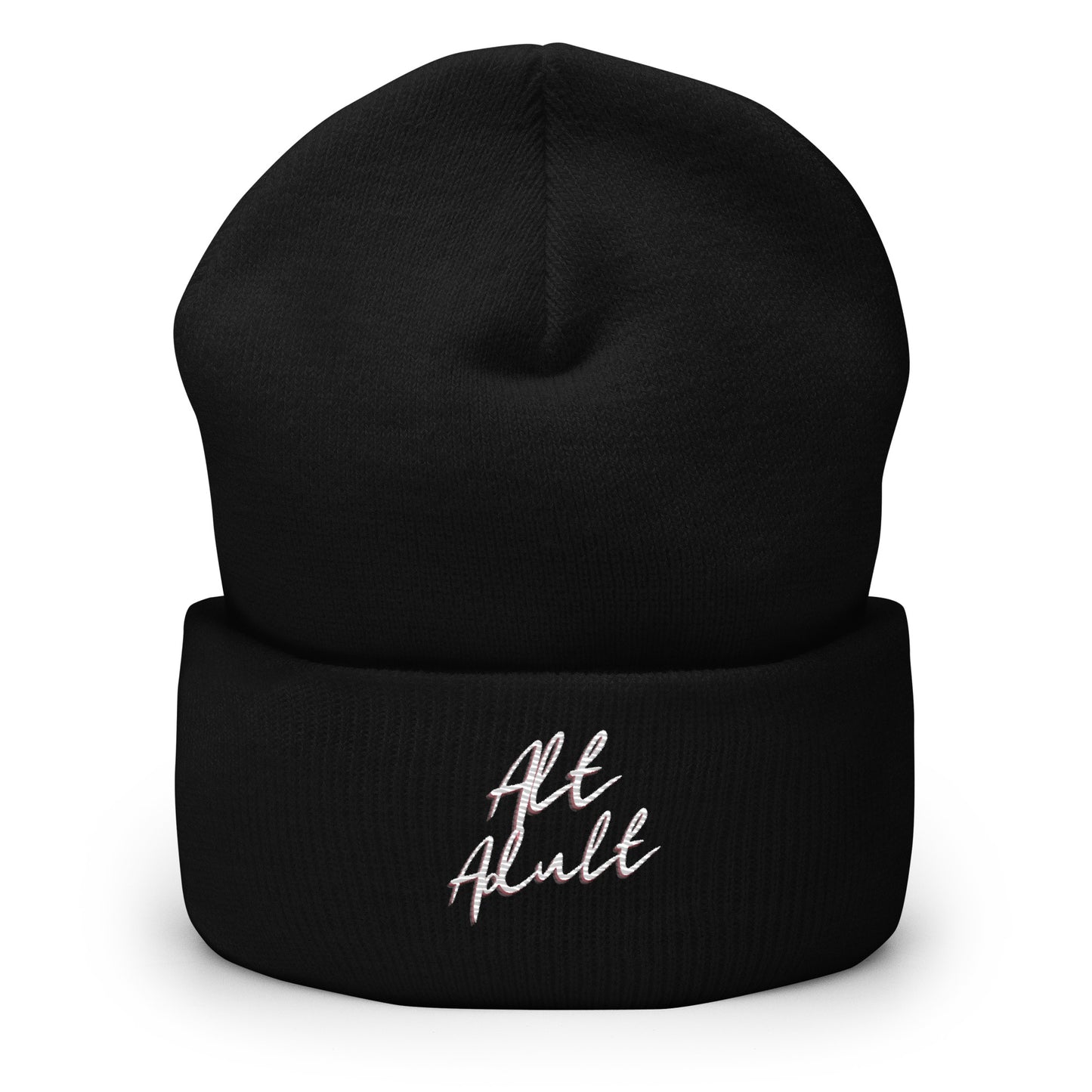 Alt Adult Embroidered Cuffed Beanie